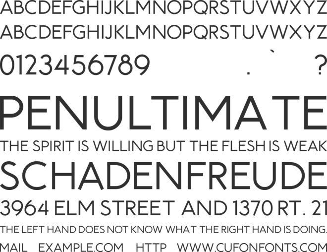 Royal Crescent font preview
