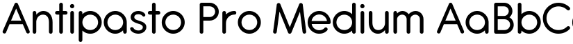 Antipasto Pro Medium font