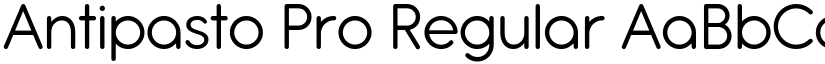 Antipasto Pro Regular font