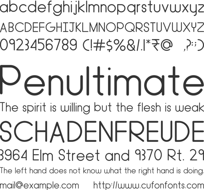 Adlanta font preview