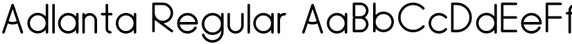 Adlanta Regular font
