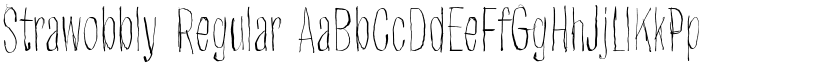 Strawobbly font download