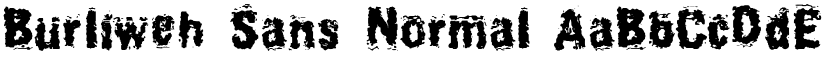 Burliweh Sans Normal font