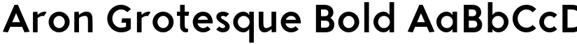 Aron Grotesque Bold font