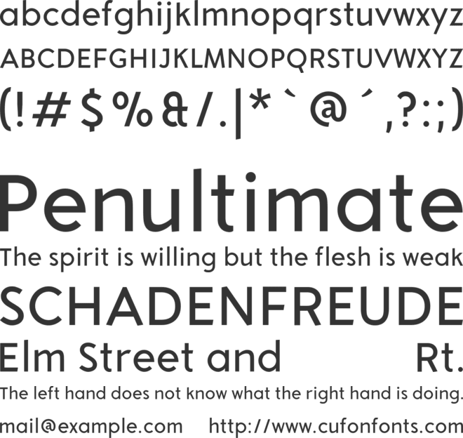 Aron Grotesque font preview