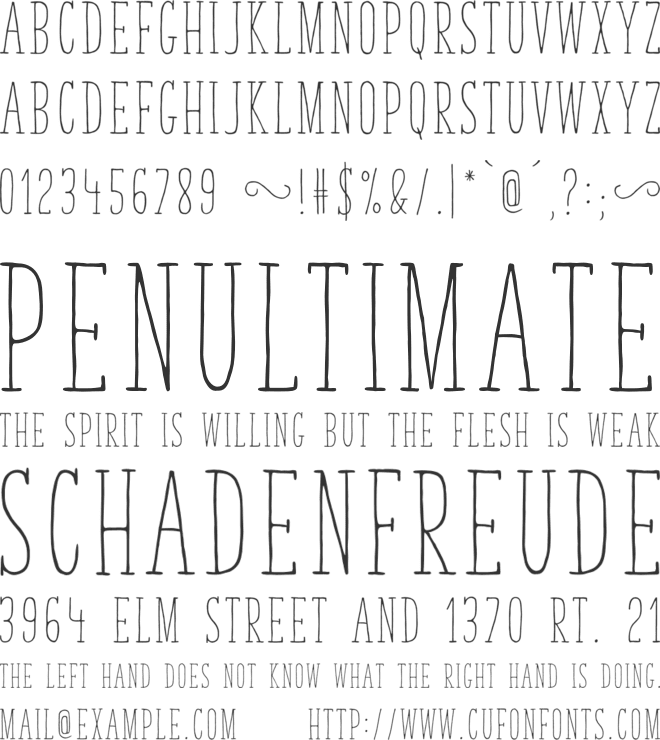 Tasty Birds font preview