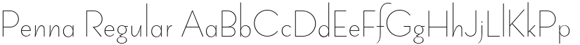 Penna Regular font