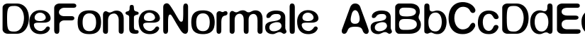 DeFonteNormale font