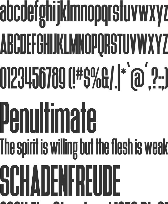 Heathergreen font preview