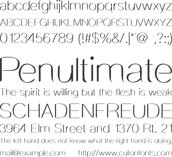 DelicateSans font preview