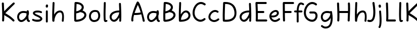 Kasih Bold font