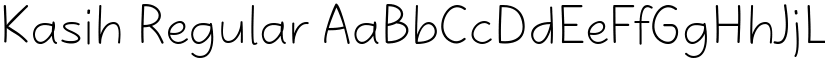 Kasih Regular font