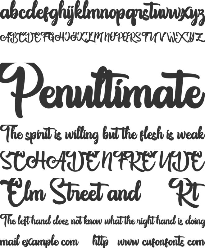 Great Himalaya font preview