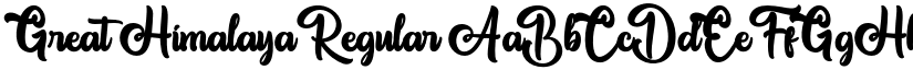 Great Himalaya Regular font