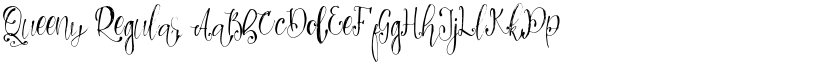 Queeny Regular font