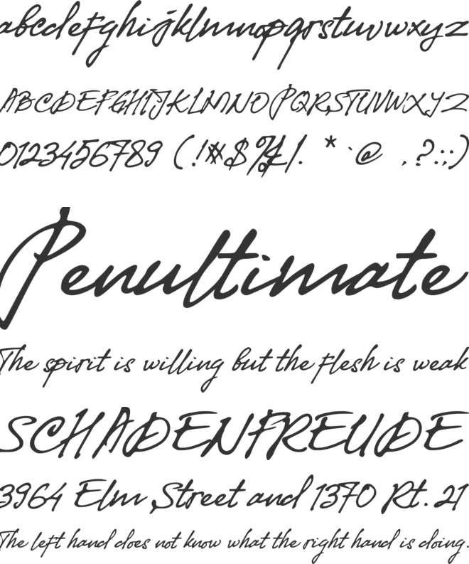 Fibonaccy Journey font preview