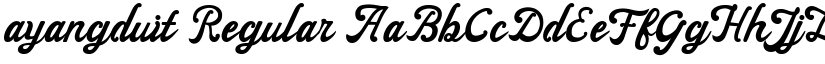 ayangduit font download