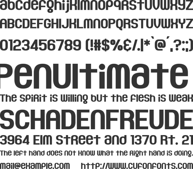 The Gaeilge Kids font preview