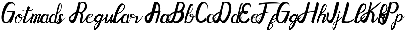 Gotmads font download