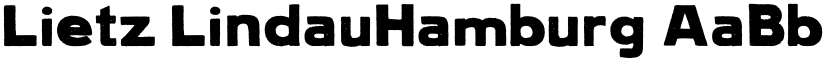 Lietz LindauHamburg font