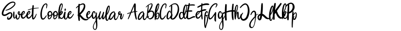 Sweet Cookie Regular font
