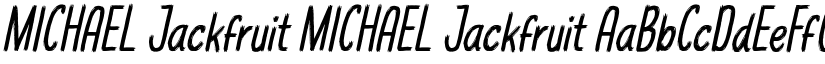 MICHAEL Jackfruit MICHAEL Jackfruit font