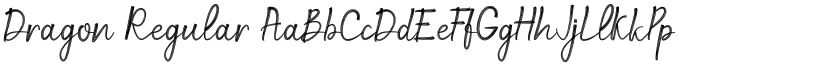 Dragon Regular font