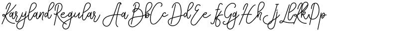Karyland Regular font