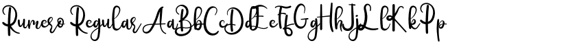 Rumero font download