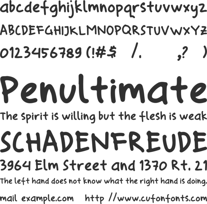 colombo sketches font preview