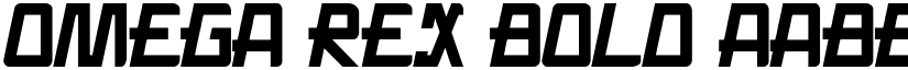 Omega Rex Bold font