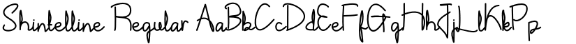 Shintelline font download