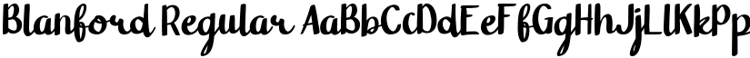 Blanford font download