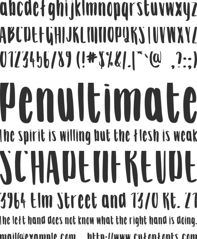 Anna Kay font preview