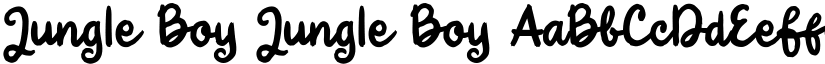 Jungle Boy Jungle Boy font