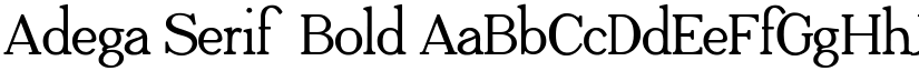 Adega Serif Bold font