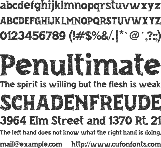 Cordel Rustika font preview
