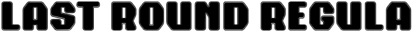 Last Round Regular font