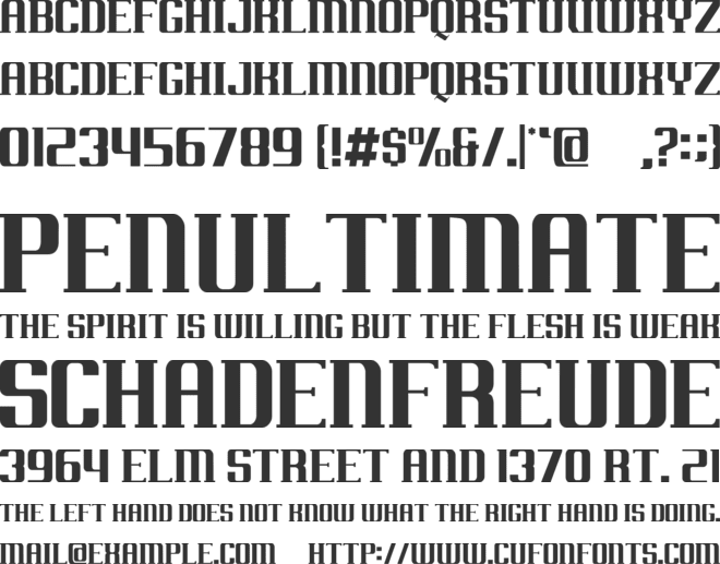 Arkansas font preview