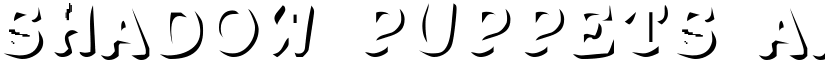 Shadow Puppets font