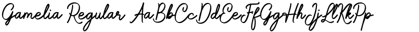 Gamelia Regular font