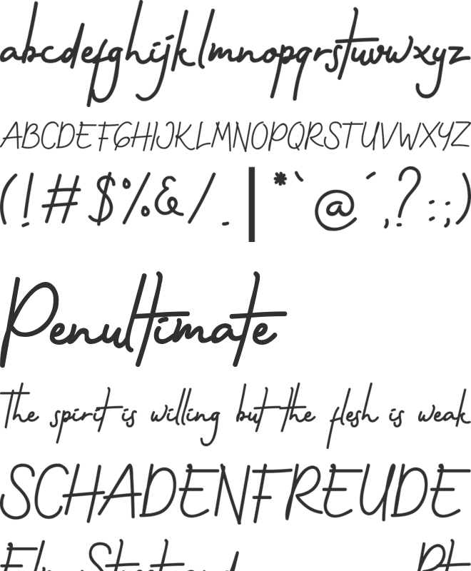 Gothenstone Free Personal font preview