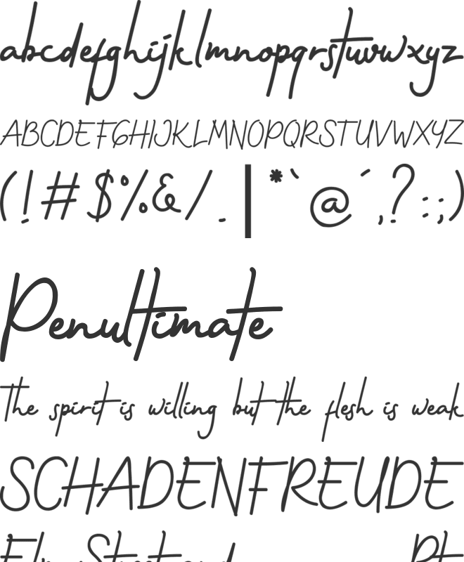 Gothenstone Free Personal font preview