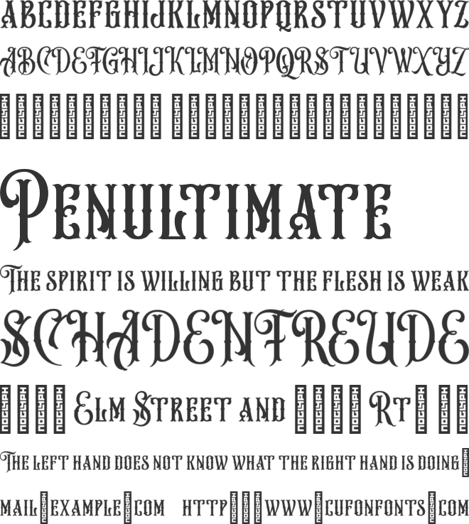 Hungry Beast font preview