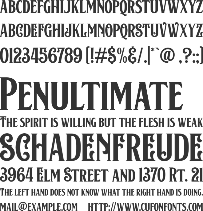 Cairlinn font preview