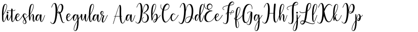 litesha Regular font
