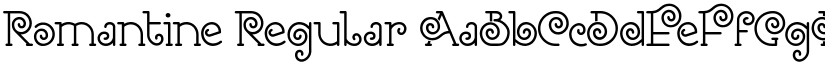 Romantine font download