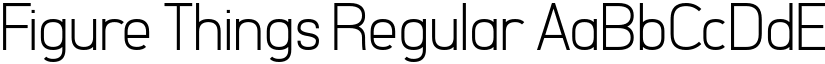 Figure Things Regular font