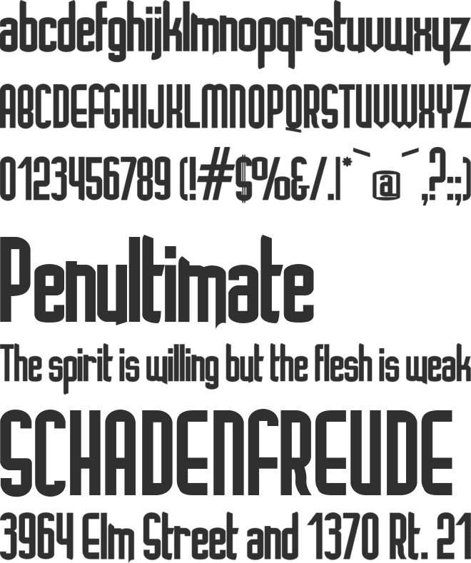 Ignoto font preview