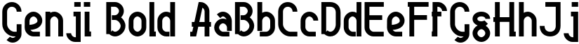 Genji Bold font